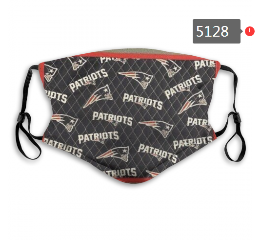 2020 NFL New England Patriots #5 Dust mask with filter
